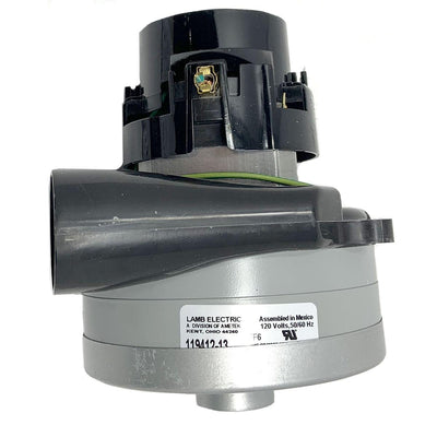 Ametek Vacuum Motor Tangential Discharge, 120 Volt, 2 Stage, 5.7In, 1.5In Inlet