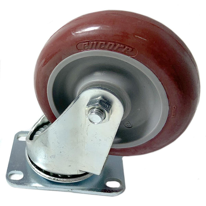 Wheel Swivel Caster, 4In X 1.25In