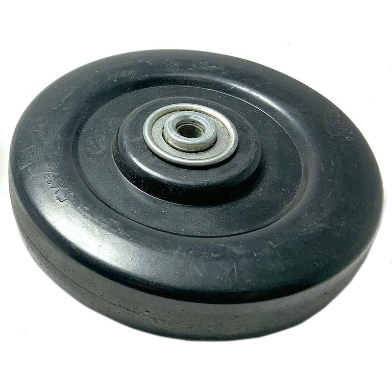 Wheel 5In X 1.25In Hard Rubber