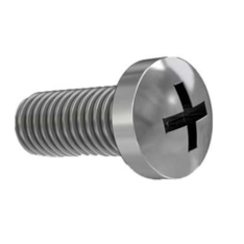 Screw Flt, Phl, M4 X 0.70 X 8 X 4.8, S.S.