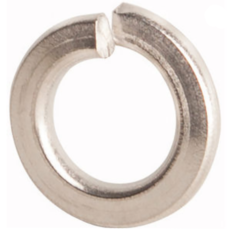 Hardware Washer, Lock, .375In, Stainless Steel