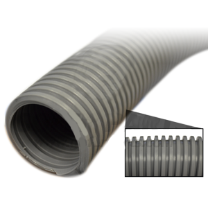 Crushproof Hose Heavy, 2" X 50', Grey And Black