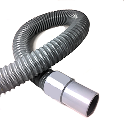 Hose Assembly 12" X 1.5", Smooth Grey, Includes Two 1.5" Cuffs