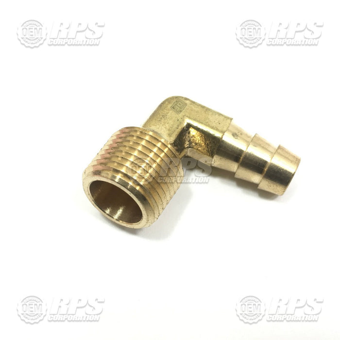 FactoryCat/Tomcat M-53525K18, Elbow,3/8"Barbx3/8"MNPT Brass