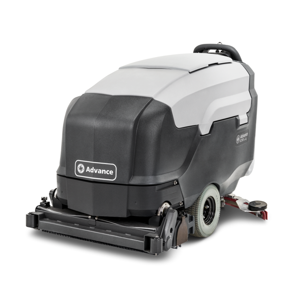 Advance SC901, Floor Sweeper Scrubber, 32", 30 Gallon, Battery, Self Propel, Cylindrical