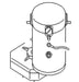Tennant 9017725 Brush Motor