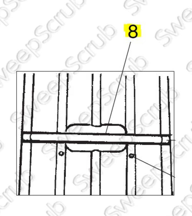 Nilfisk Advance 53454A Dust Cover Handle