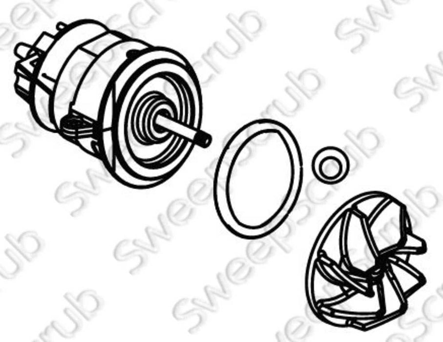 Tennant 9009020 Fan Motor Assembly