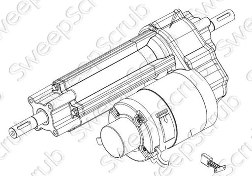 Nilfisk Advance 9100001099 Drive Motor