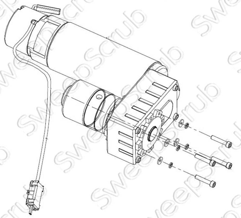 Nilfisk Advance VR27020 Drive Motor