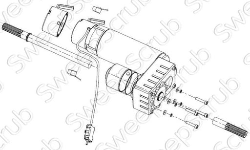 Nilfisk Advance VR23049 Drive Motor