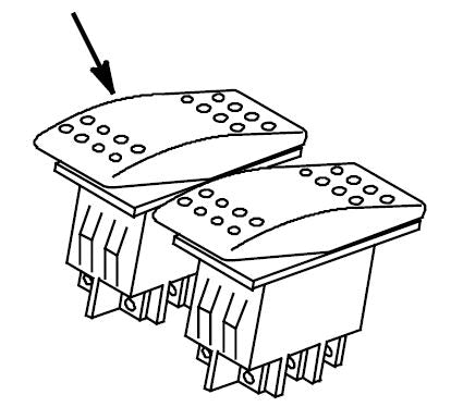 Tennant 609657 Rocker Switch