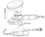 Tennant 200540 Upholstery Tool Assembly