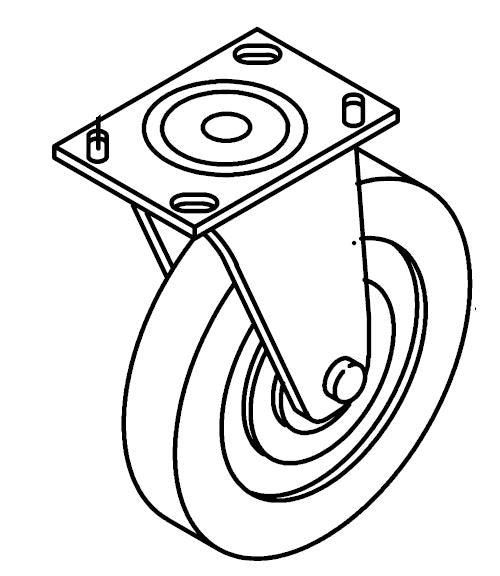 Aftermarket Tennant 103004 Caster Wheel