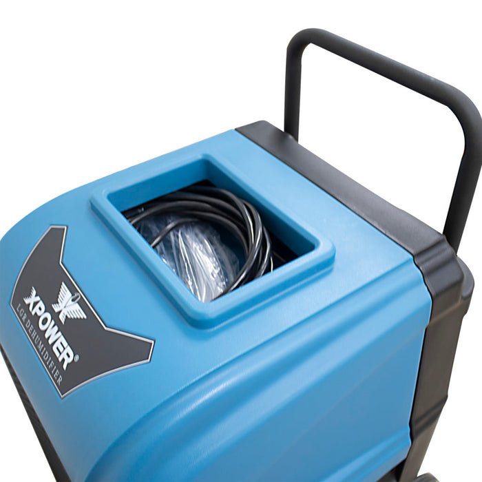 XPOWER XD-165L, Dehumidifier, Commercial, 165-280 Pints Per Day, 10.2 AMPs, 476 CFM, 121.3lbs