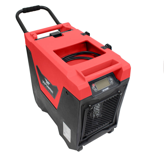 XPOWER XD-85L2, Dehumidifier, Commercial, 85-145 Pints Per Day, 6.7 AMPs, 180 CFM, 65lbs