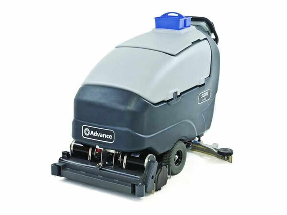 Advance SC750 | 28" Walk Behind Cylindrical Floor Sweeper/Scrubber, Battery, Self Propel