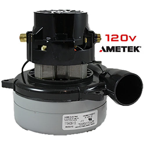 Ametek 119412-13 Vacuum Motor Tangential Discharge, 120 Volt, 2 Stage, 5.7In