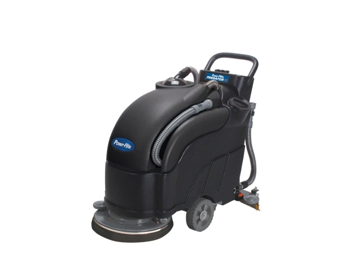 Powr-Flite Predator, Floor Scrubber, 20", 11 Gallon, Battery, Pad Assist, Disk