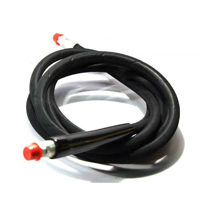 Connector, Hose, 3/8", 1 Wire, 12', Black, With Bend Restrict One End, 8.919-123.0