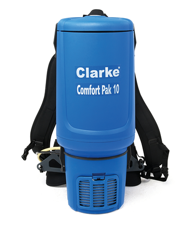 Clarke Comfort Pak, Backpack Vacuum, 6QT or 10QT, 9.3lbs or 10.8lbs