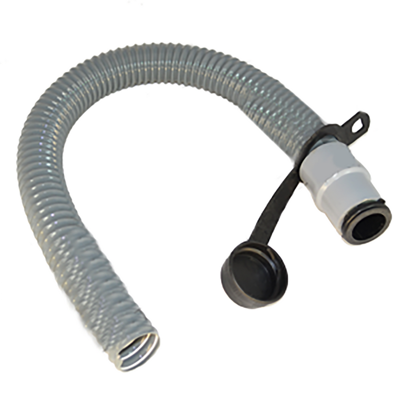 Hose Assembly 31 X 1.5 Smooth Grey, Includes 1.5" Short Cuff & Drain Cap