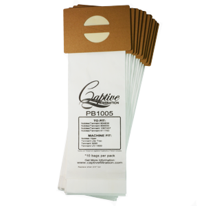 Captive Filtration Vacuum Bags Fits Tennant V-Hdu-36 & 14