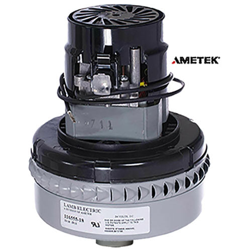 Ametek 119516-29 Vacuum Motor 24 Volt, 2 Stage, 5.7In With 1.5In Inlet Tube