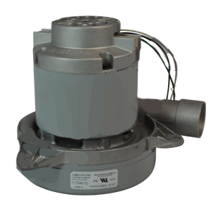 Ametek 117549-12 Vacuum Motor Tangential Discharge, 120 Volt, 2 Stage, 7.2In