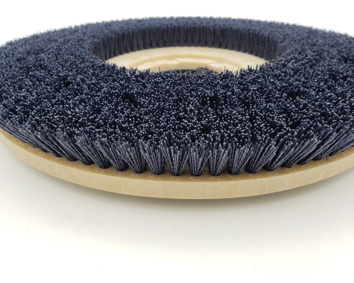 Universal Brush, Floor Buffer, 18", Medium Grit, 180 Grit, Blue, NP9200 Clutch Plate,  PFMG18