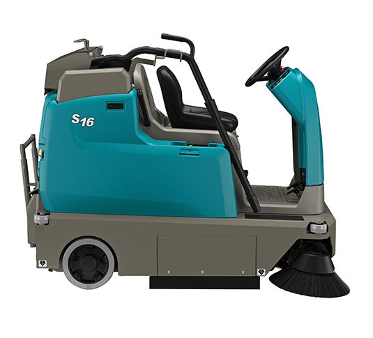 Tennant S16 | 46" Ride-On Floor Sweeper, Battery