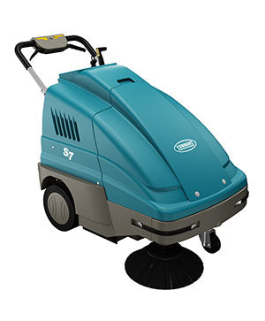 Tennant S6 / S7, Floor Sweepers, 26" or 28", Battery, Push or Self Propel, 9 or 12 Gallon Hopper