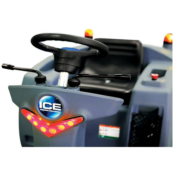 ICE iS1100L+, Floor Sweeper, 44", Lithium, Ride On, 21 Gallon Hopper, 5 Year Warranty