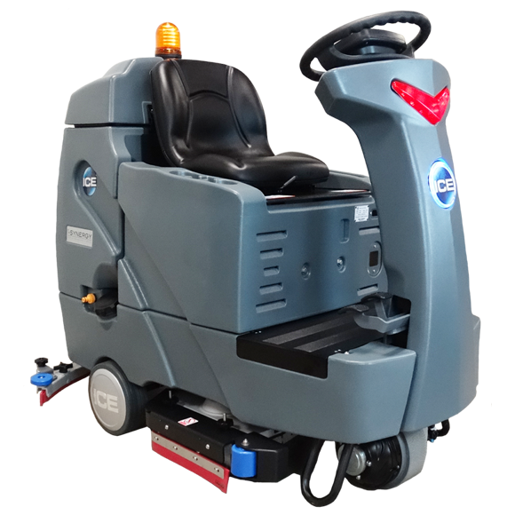 ICE RS32+, Ride on Scrubber, 32", 29 Gallon, Disk, Battery, 5 Year Warranty