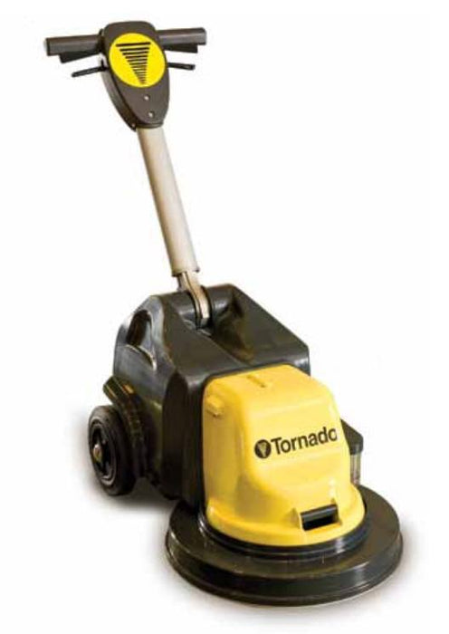 Tornado® Glazer 17, Floor Burnisher, 17", 1500 RPMs, Battery, Dust Control, Forward and Reverse