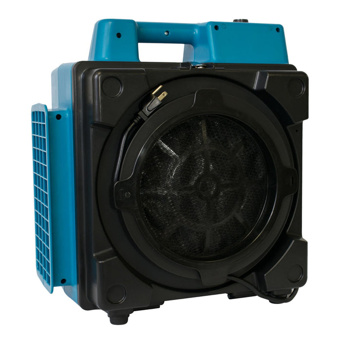 XPOWER X-2580, Air Scrubber, HEPA, 550 CFM, 1.5HP, Stackable, 23.6lbs, 4-Stage, 2.8AMPs