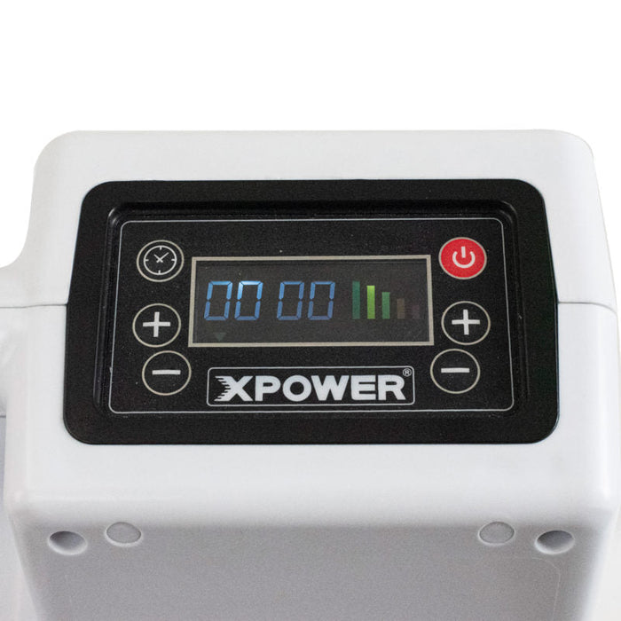 XPower 2800, Air Scrubber, HEPA, 550 CFM, 1.5HP, Stackable, 24.5lbs, 3-Stage, 2.8AMPs, Built-in Air Quality Sensor